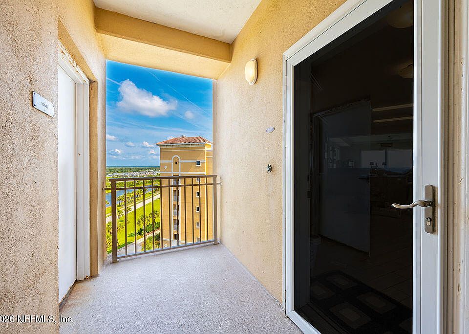 Primary bedroom of the Surfview penthouse